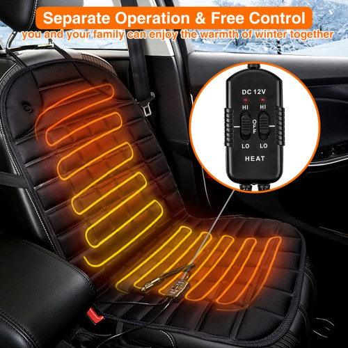 Audew 12V Cigarette Lighter Powered Car Heated Seat Cushion(1 Pair) - Toytexx Audew 12V Cigarette Lighter Powered Car Heated Seat Cushion(1 Pair) - Toytexx